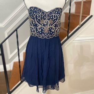 Sean Collection Designer Royal short homecoming dress